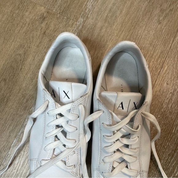Armani Exchange Men's Sneakers White Size 7 US Lace-Up Low-Top - Picture 11 of 13